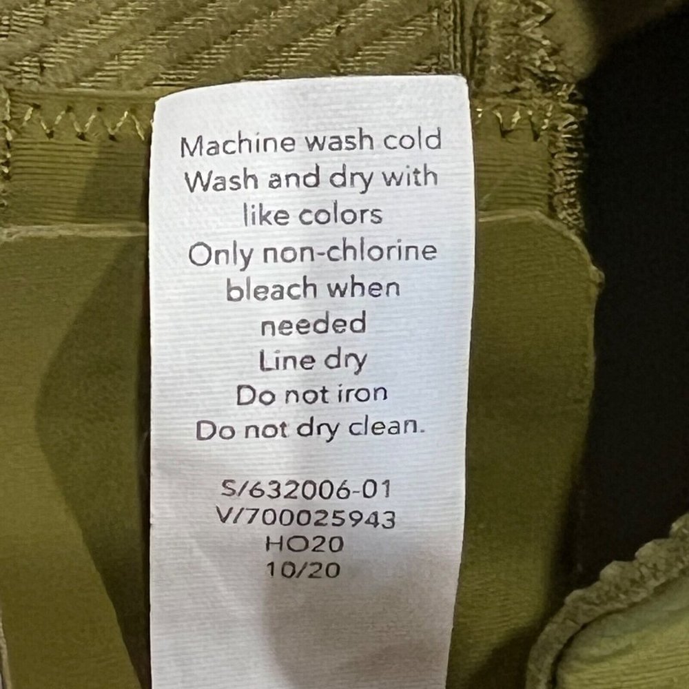 NWOT ATHLETA Advance Bra B-DD Sz 32C Olive Green Adjustable Straps - Picture 4 of 4